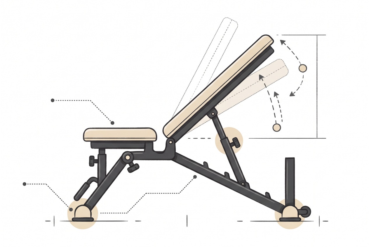 Weight bench frame, pad and incline features compared